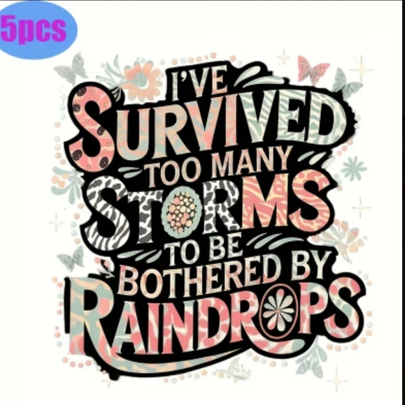 I've Survived Too Many Storms - Custom T-Shirts Made to Order - NWT - Picture 6 of 9